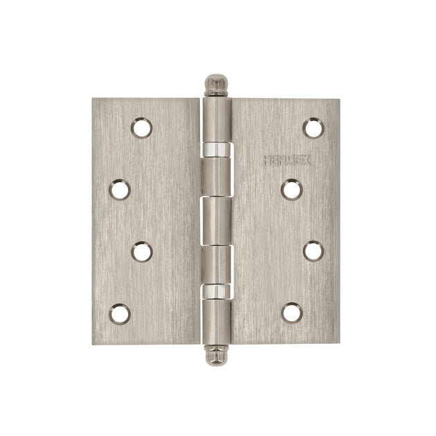 BC-404R Bisagra cuadrada 4" acero inox, cabeza redonda, HERMEX