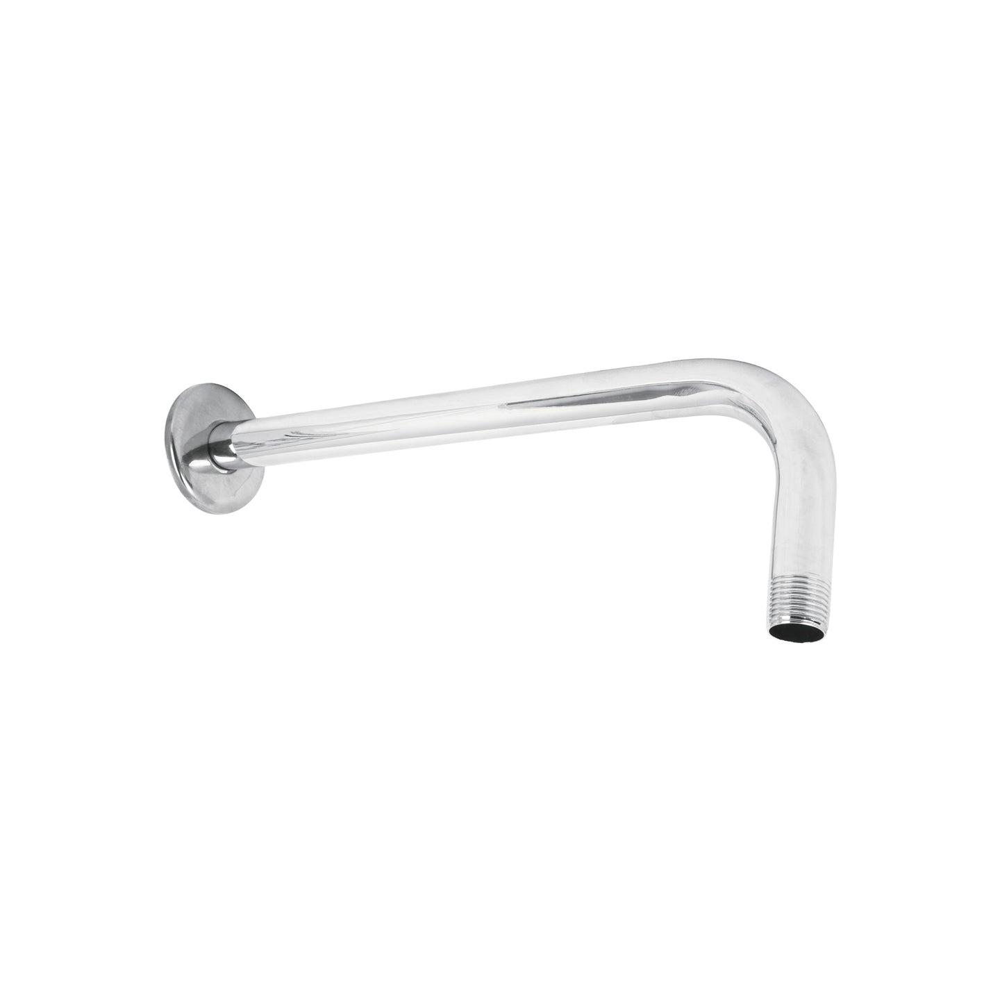 BCH-600 Brazo recto con chapetón para regadera, 30 cm, cromo, FOSET