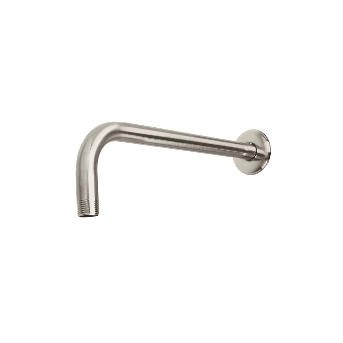 BCH-600N Brazo recto con chapetón para regadera, 30 cm, satín, FOSET