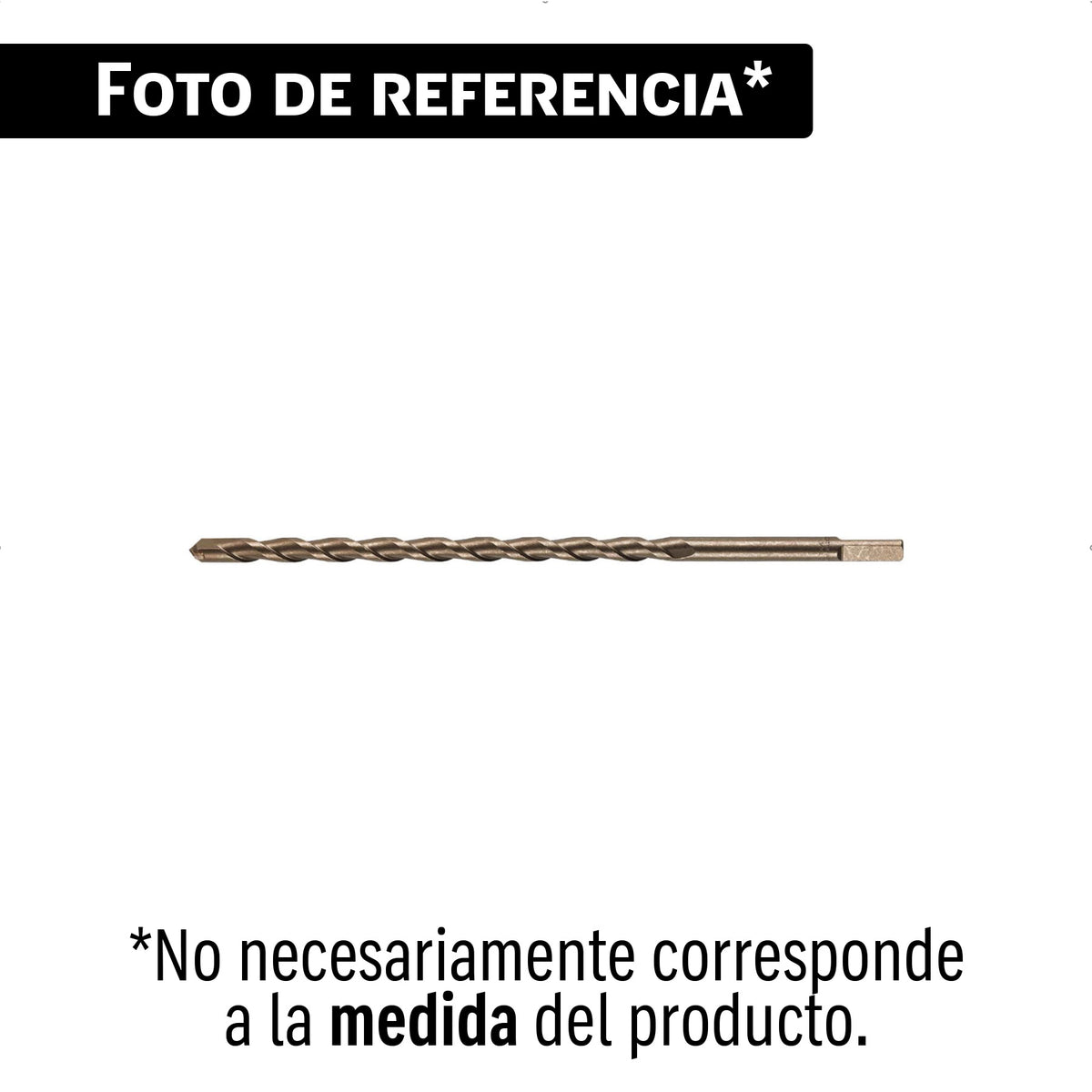 Broca Truper 1/2" x 12" Concreto Ladrillo Zanco P3 | BCT-1/2X12-B