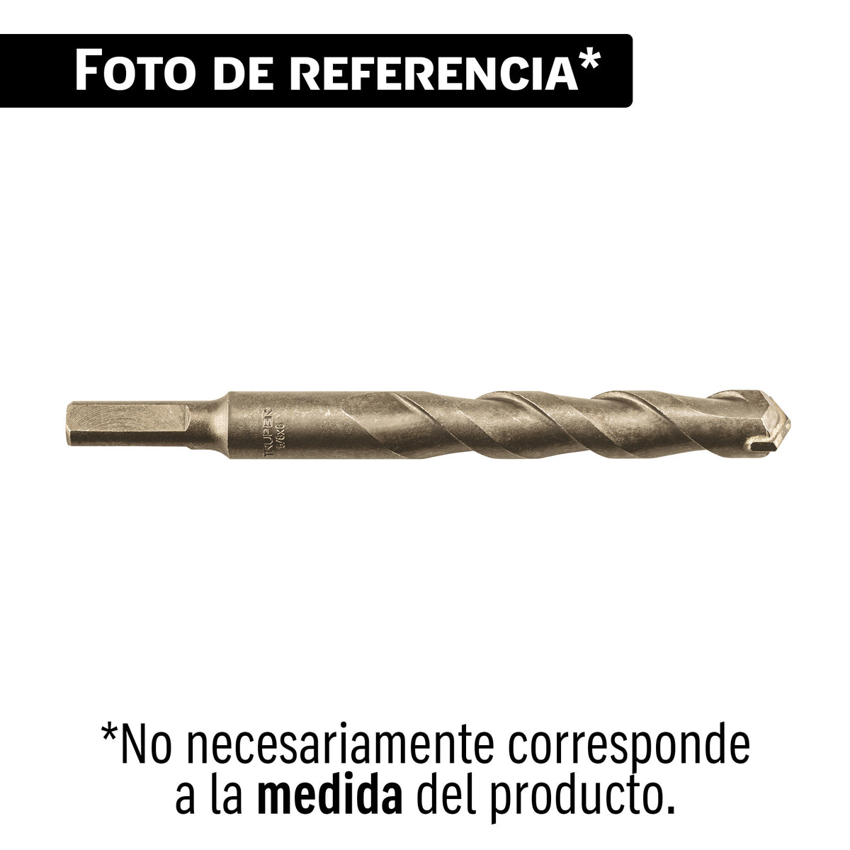 Broca Truper BCT-1/4X12-B, 1/4", Largo 12"