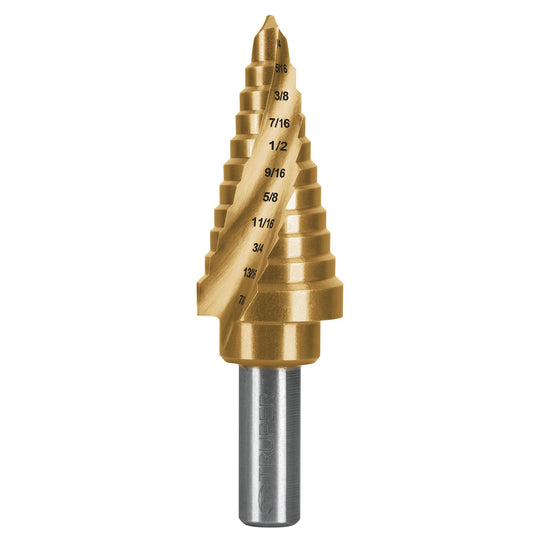 BES-11X Broca escalonada titanio 11 escalones 1/4" a 7/8", Expert