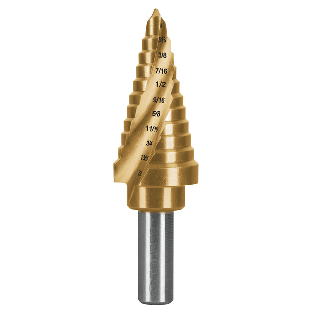 BES-11X Broca escalonada titanio 11 escalones 1/4" a 7/8", Expert