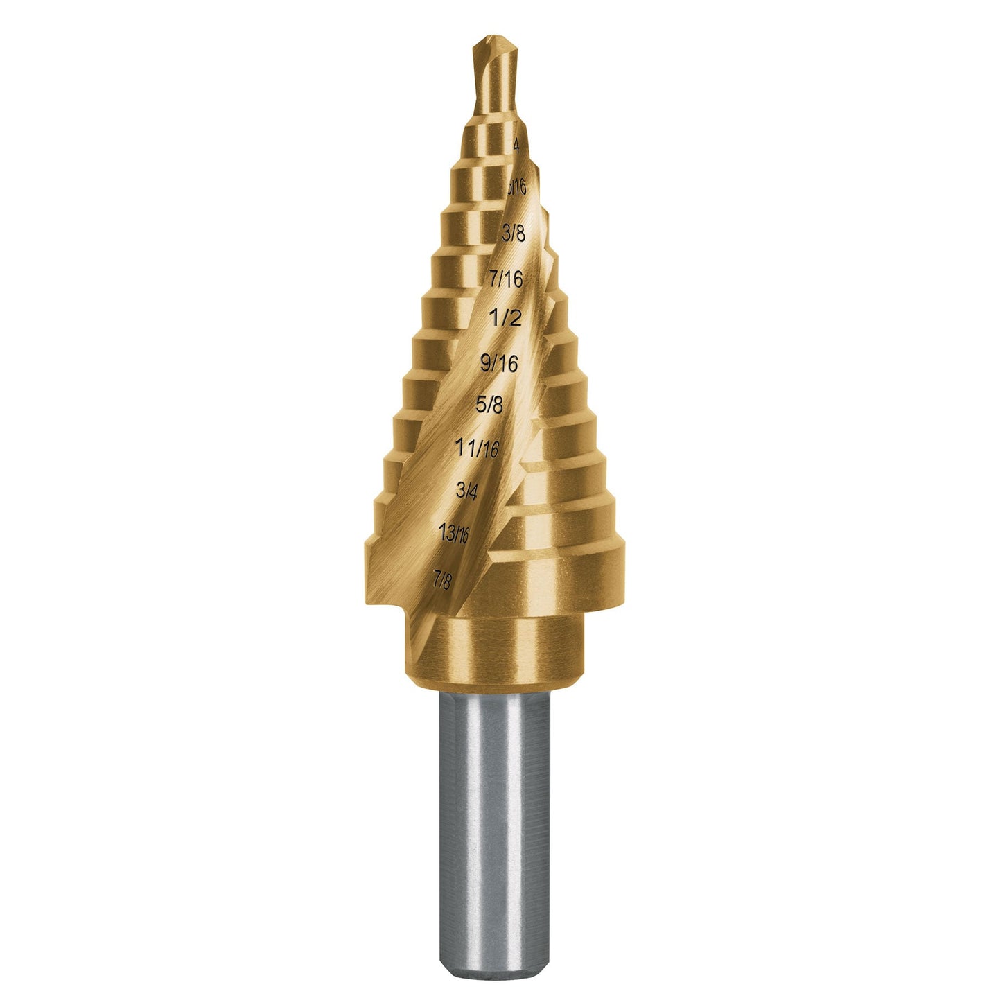 BES-12X Broca escalonada titanio 12 escalones 3/16" a 7/8", Expert