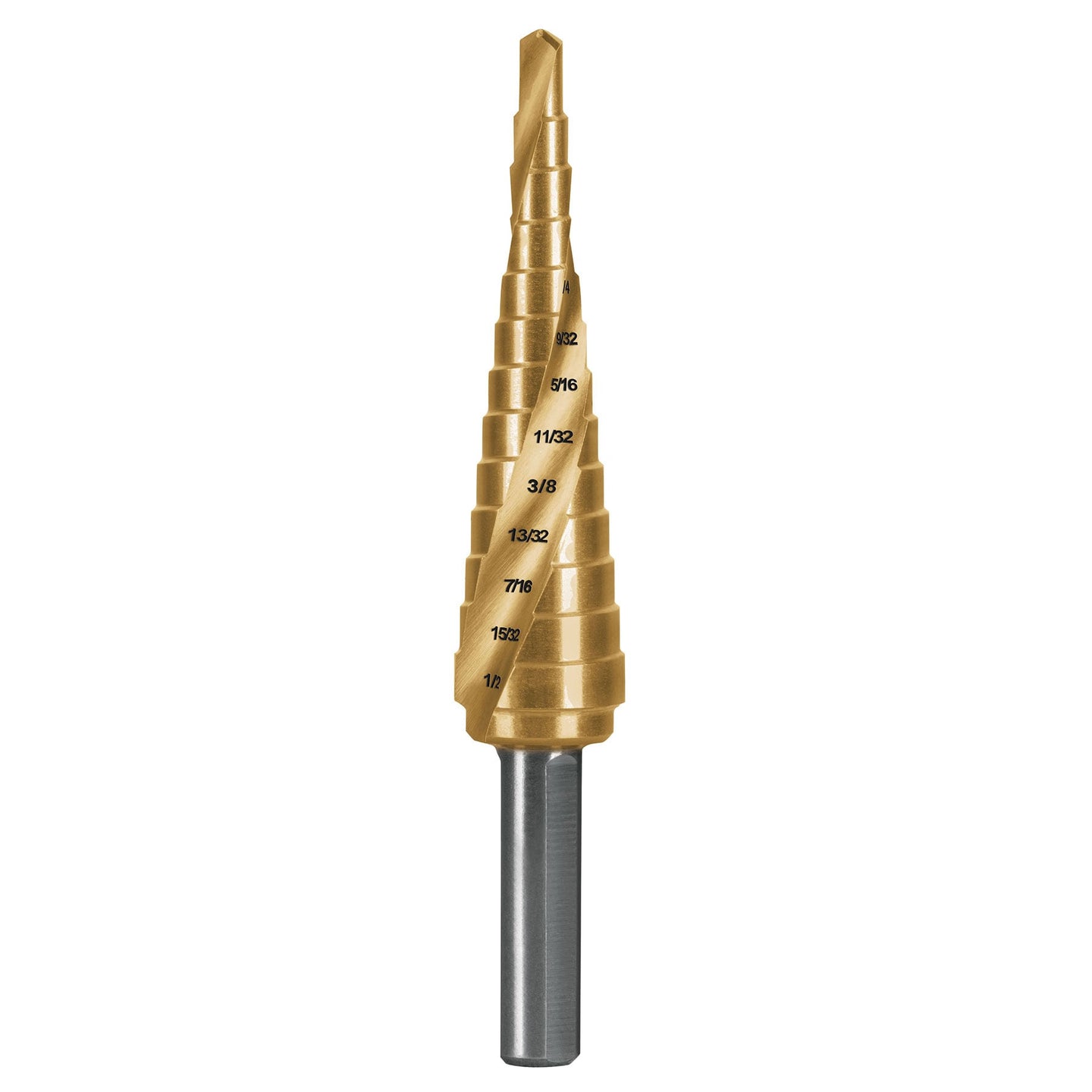 BES-13X Broca escalonada titanio 13 escalones 1/8" a 1/2", Expert