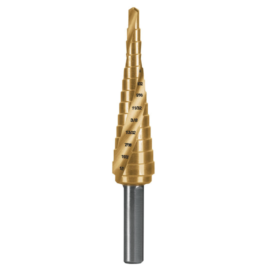 BES-13X Broca escalonada titanio 13 escalones 1/8" a 1/2", Expert