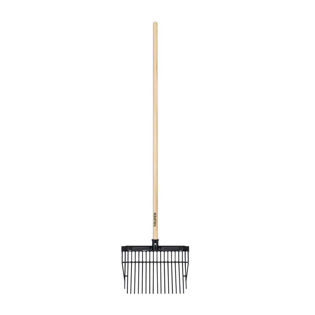 BF-16 Bieldo para estiércol, 16 dientes, mango 54",cabeza plástica