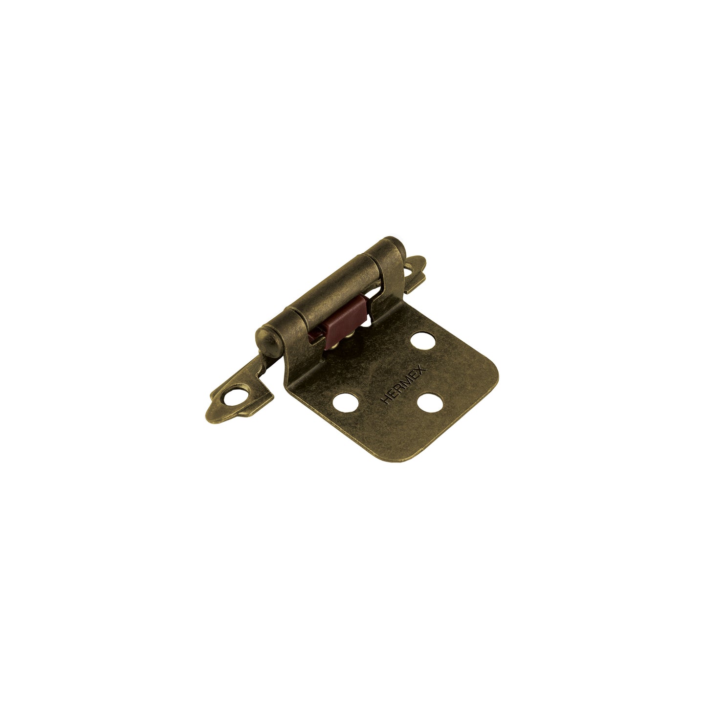 BIPA-72 Bolsa con 2 bisagras parche de 7cm, latón antiguo, HERMEX