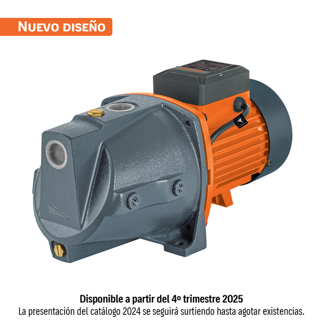 BOAJ-1-1/2 Bomba tipo jet, cabezal de hierro, 1-1/2 HP, TRUPER