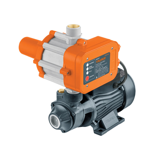 BOAP-1/2A2C Bomba periférica 1/2HP, control auto, uso agrícola, TRUPER