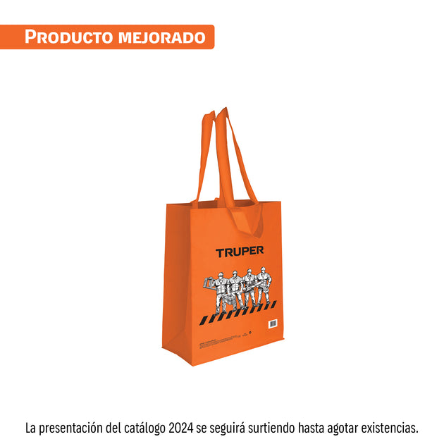 BOEC-38X49 Bolsa ecológica naranja de 38 x 49 cm, Truper