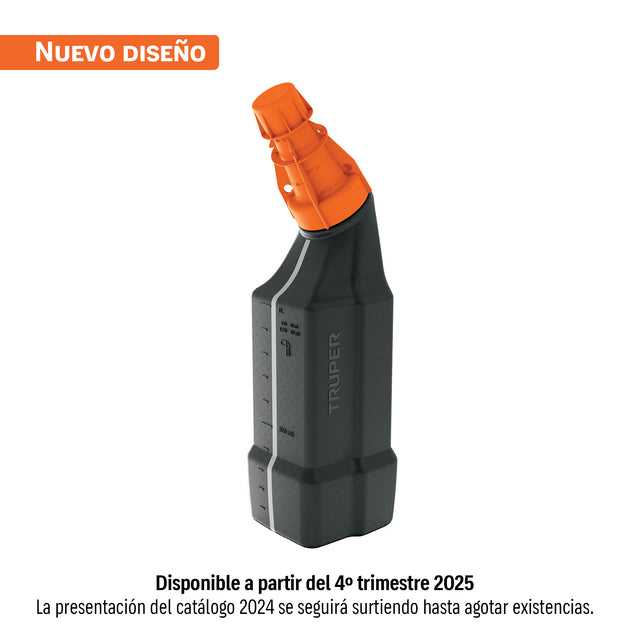 BOME-1 Bote para mezcla de gasolina y aceite, 1 L, Truper