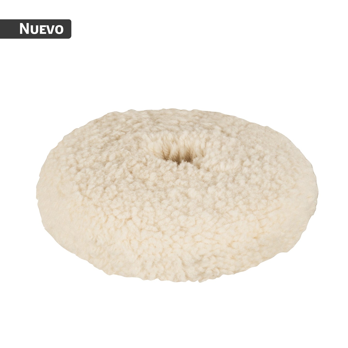 BOR-PULA-8D Borla para pulir de lana trenzada de 8" doble cara, TRUPER