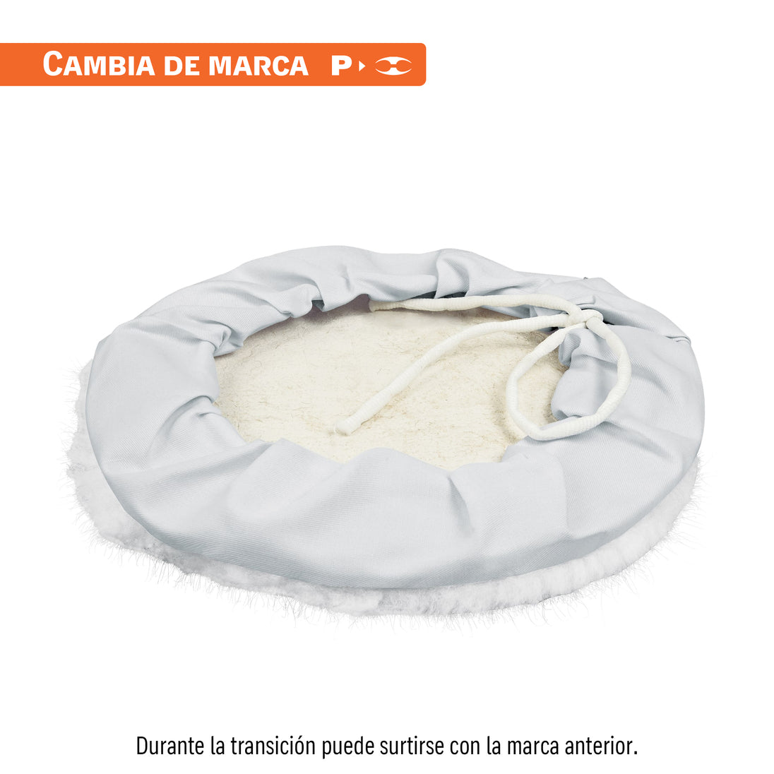 BOR-PULA-P Borla 100% lana de 10", fijación de jareta, TRUPER