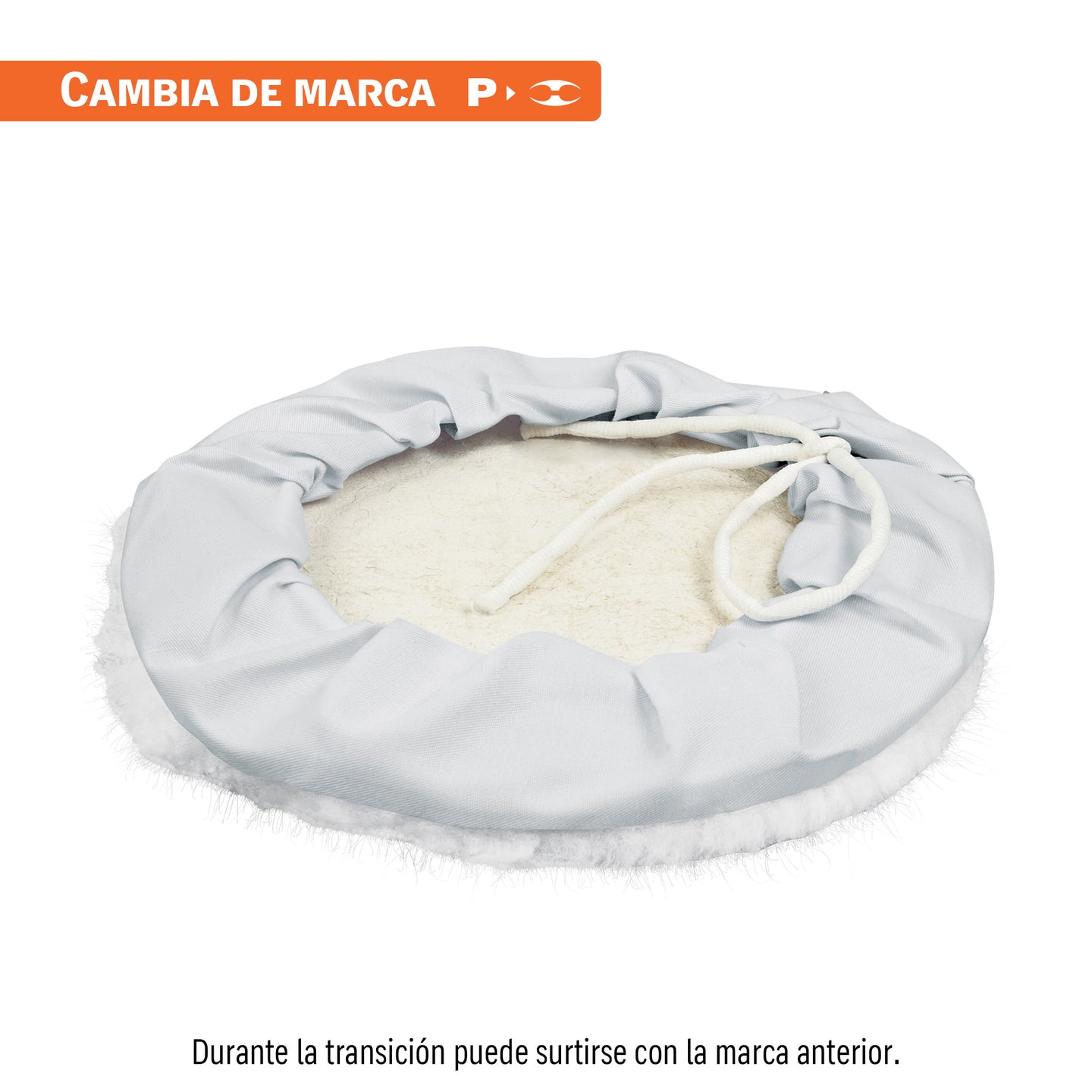 BOR-PULA-P Borla 100% lana de 10", fijación de jareta, TRUPER