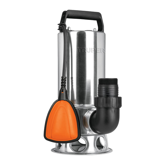 BOS-1-1/2SM Bomba sumergible acero inoxidable,agua sucia,1-1/2HP, TRUPER