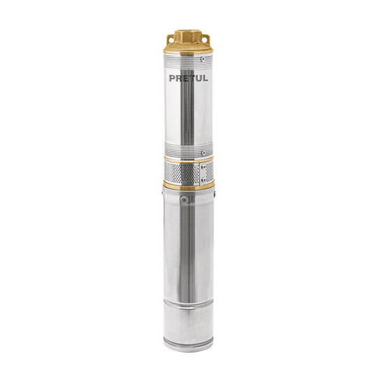 BOS-1/2LMP Bomba sumergible tipo bala, 1/2HP, uso agrícola, PRETUL