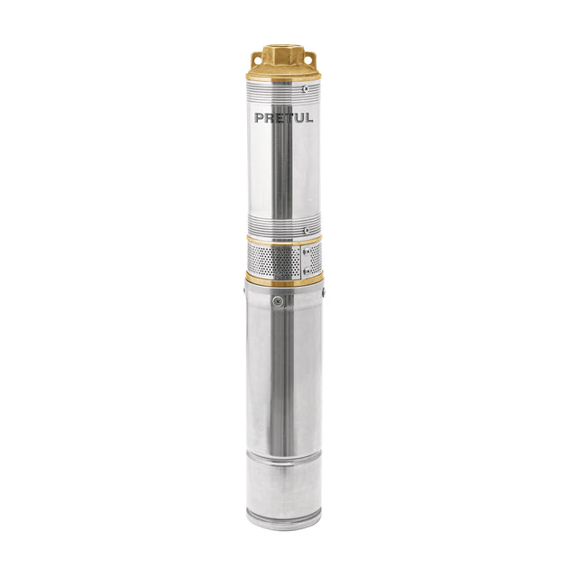 BOS-1/2LMP Bomba sumergible tipo bala, 1/2HP, uso agrícola, PRETUL