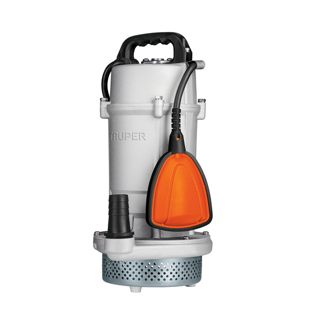 BOS-1LPX Bomba sumergible cubierta aluminio,agua limpia, 1 HP, TRUPER