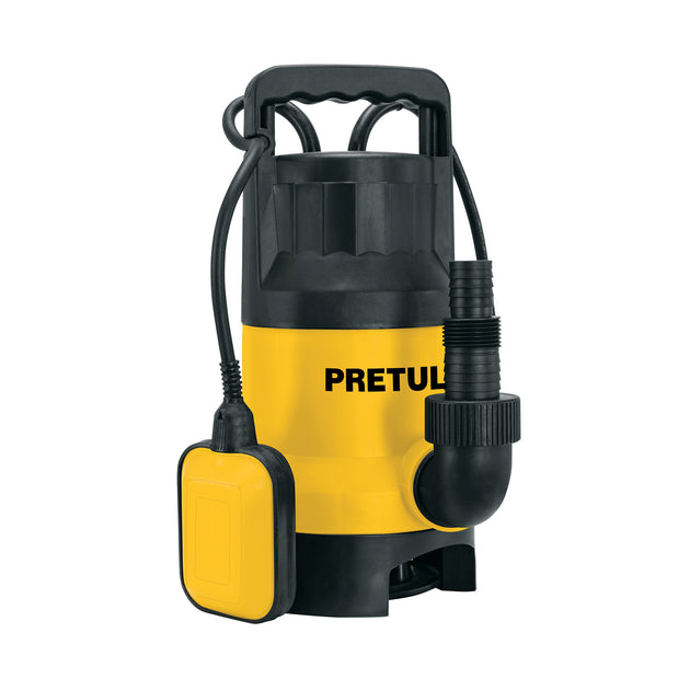 BOS-1SPP Bomba sumergible plástica, 1 HP para agua sucia, PRETUL