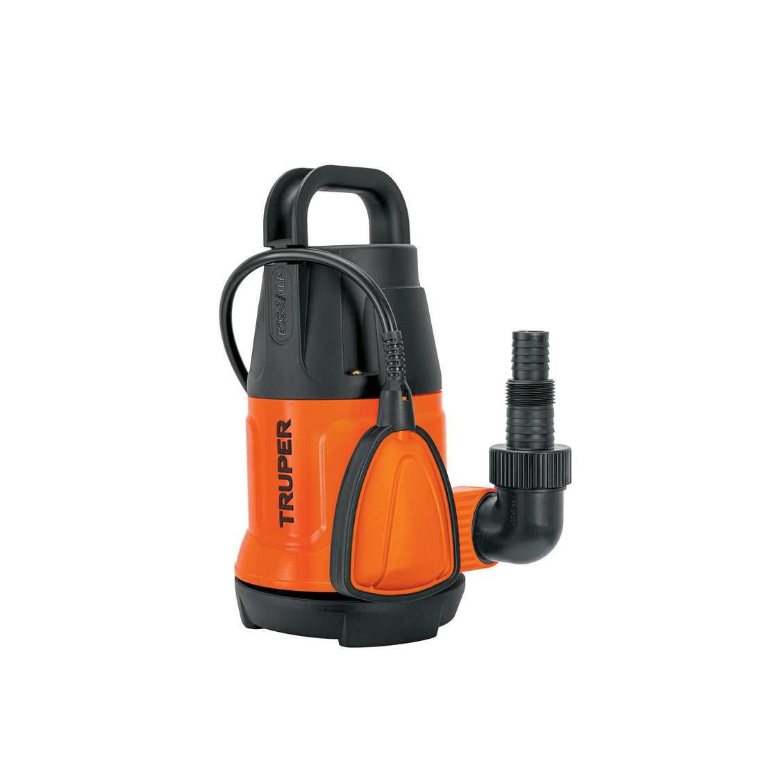 BOS-3/4LP Bomba sumergible plástica, 3/4 HP para agua limpia, TRUPER