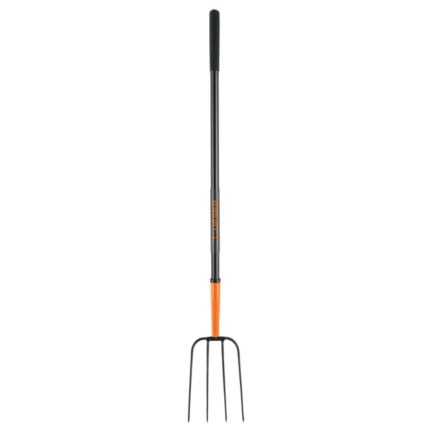 BPJ-4M Bieldo para paja, 4 dientes, mango largo de acero 48" TRUPER
