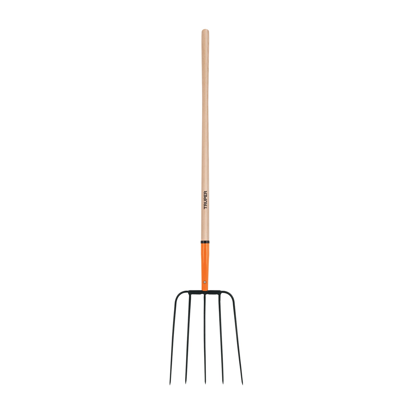 BPJ-5B Bieldo para paja, 5 dientes, mango largo 48", cabeza grande
