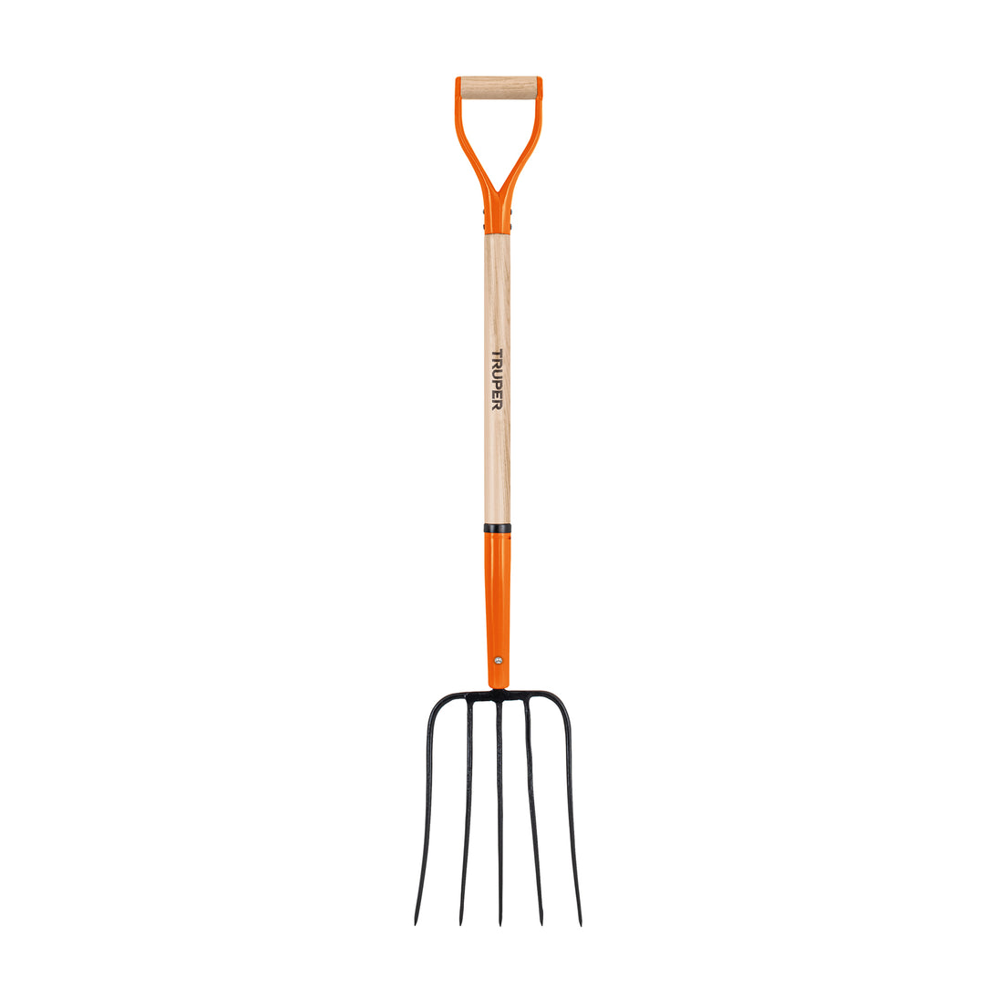 BPJ-5C Bieldo para paja, 5 dientes, mango 34", puño "Y", TRUPER