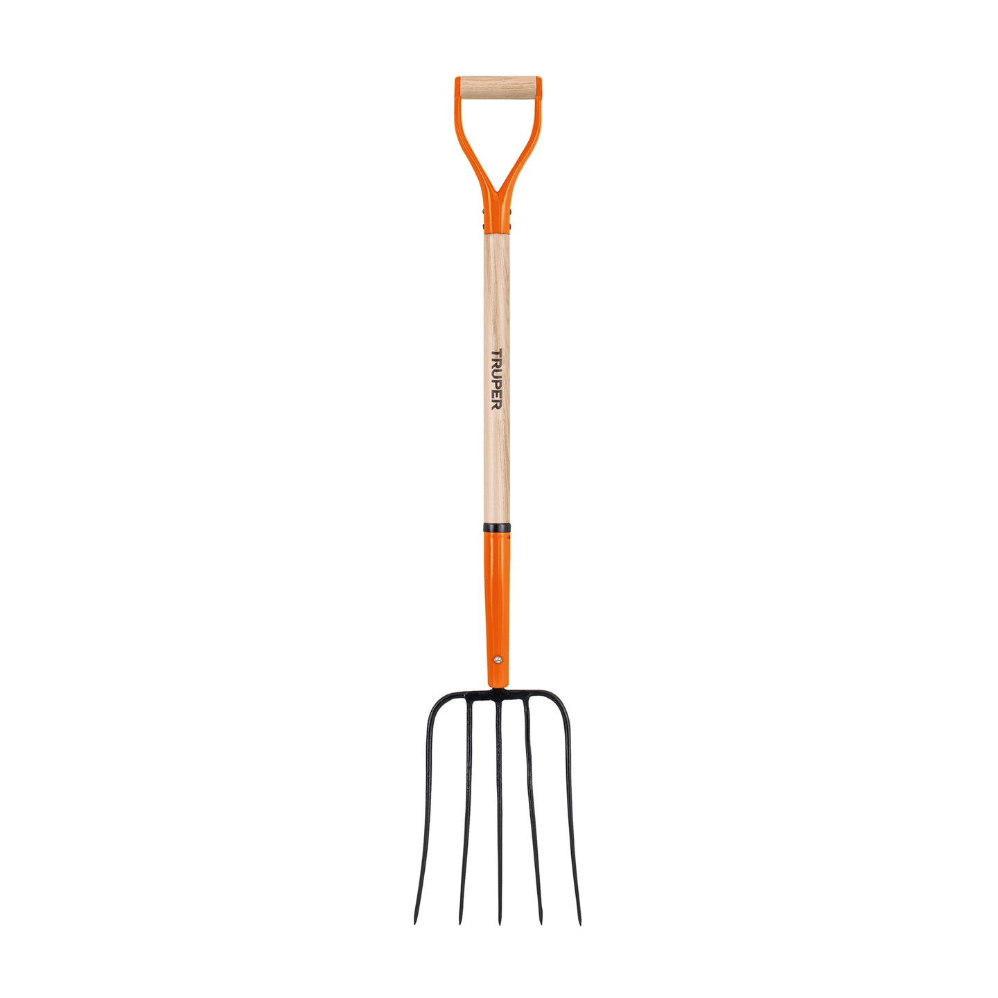 BPJ-5C Bieldo para paja, 5 dientes, mango 34", puño "Y", TRUPER
