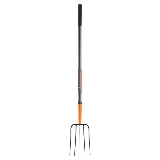 BPJ-5M Bieldo para paja, 5 dientes, mango largo de acero 48" TRUPER