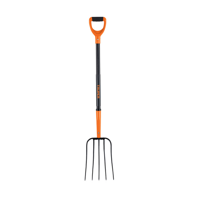 BPJ-5MC Bieldo para paja, 5 dientes, mgo de acero 37", puño "Y"