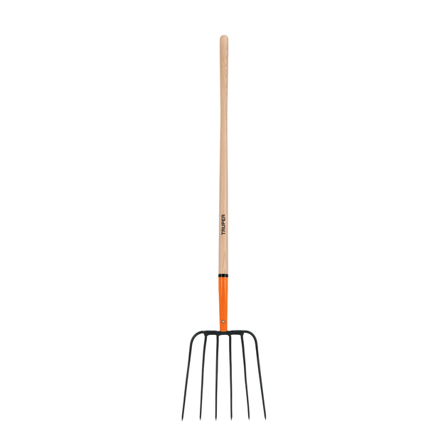 BPJ-6 Bieldo para paja, 6 dientes, mango largo 48", TRUPER