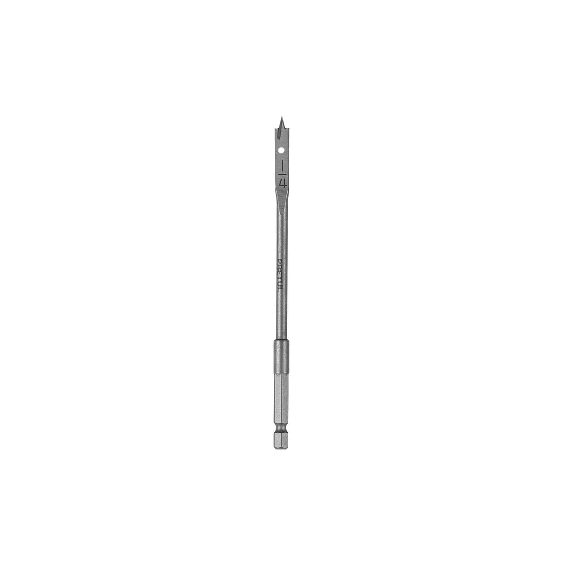 BPP-1/4 Broca plana de manita 1/4" para madera, PRETUL