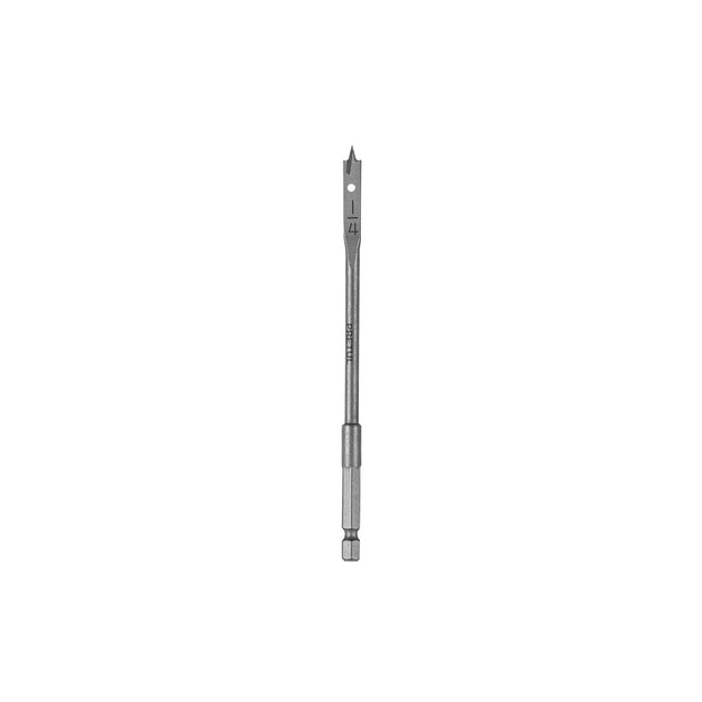 BPP-1/4 Broca plana de manita 1/4" para madera, PRETUL