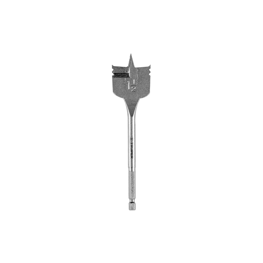 BPT-1-1/2 Broca plana de manita 1-1/2" para madera, Truper
