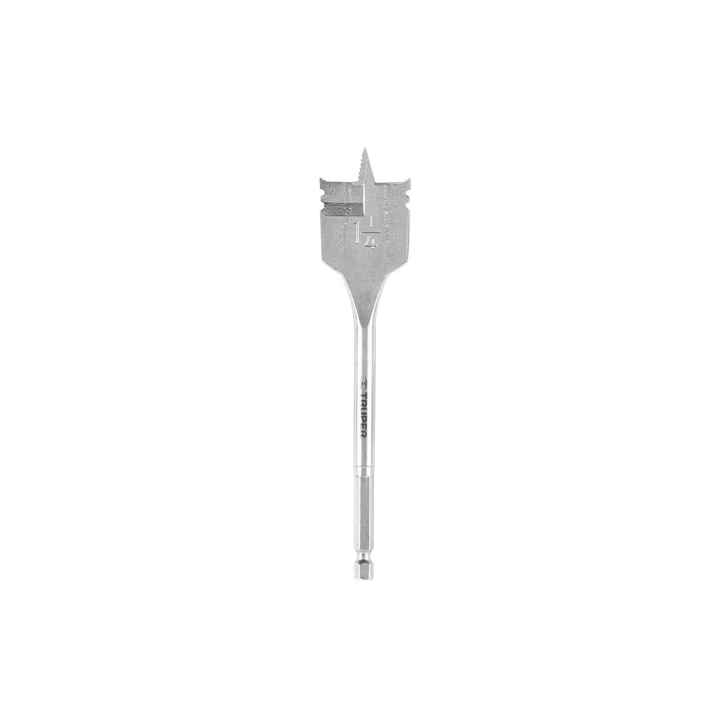 BPT-1-1/4 Broca plana de manita 1-1/4" para madera, Truper