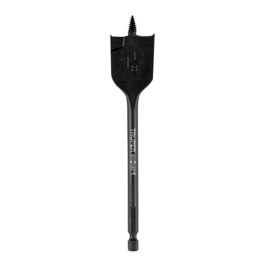 BPX-1-1/8 Broca plana de manita 1-1/8" para madera, Truper Expert