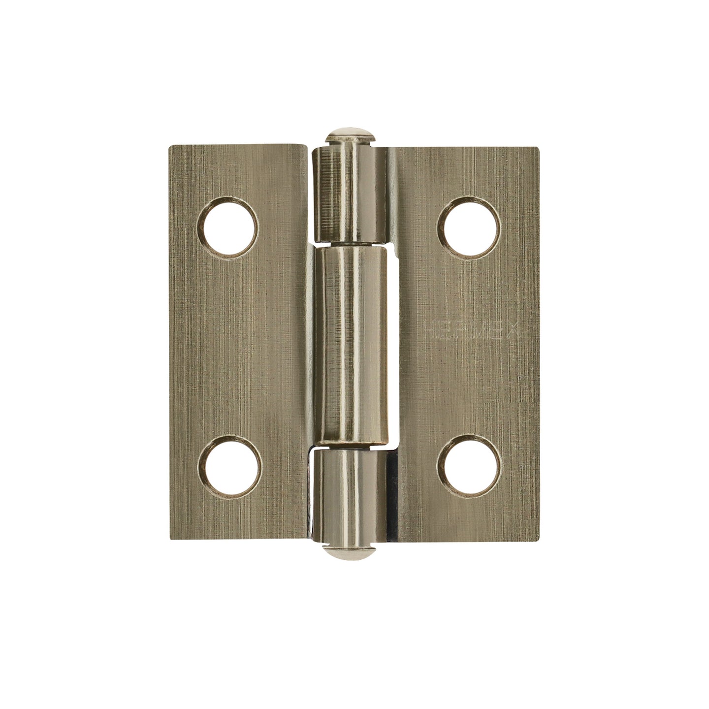 BR-102 Bisagra rectangular 1" latón antiguo, HERMEX