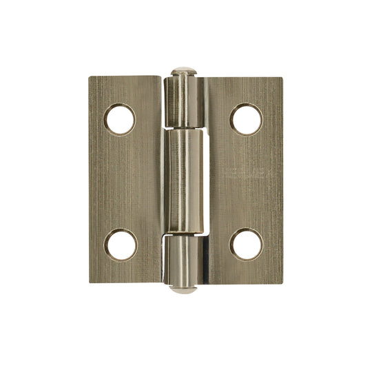 BR-102 Bisagra rectangular 1" latón antiguo, HERMEX
