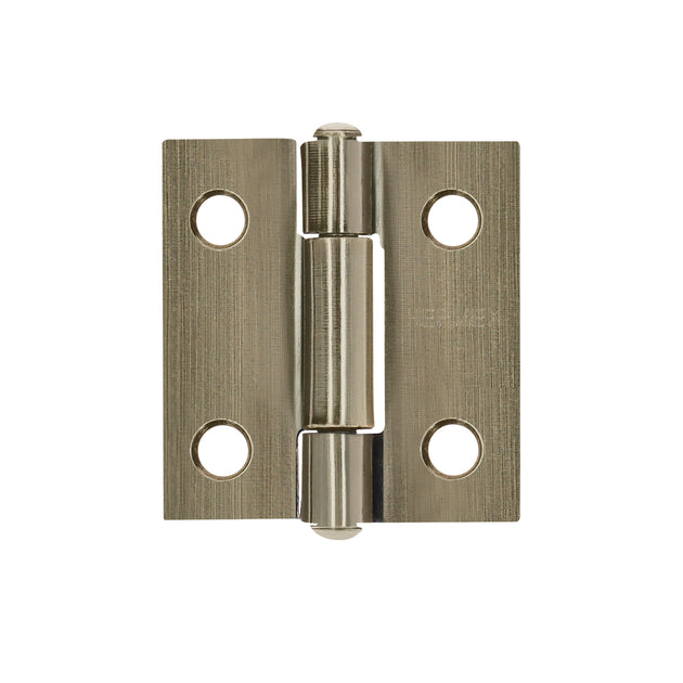 BR-102 Bisagra rectangular 1" latón antiguo, HERMEX