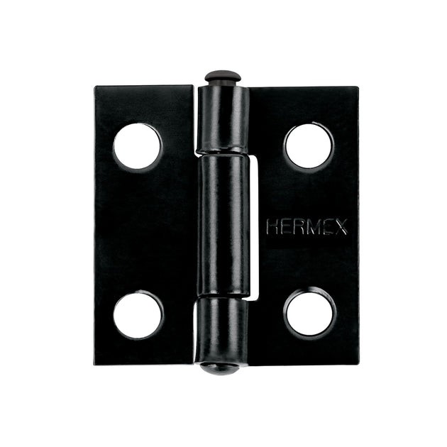 BR-106 Bisagra rectangular 1" negra, HERMEX