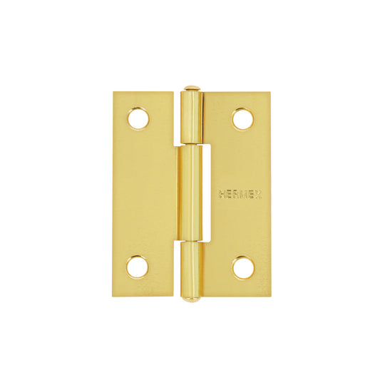 BR-201 Bisagra rectangular 2" acero latonado, HERMEX