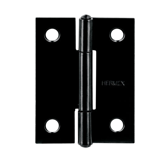 BR-206 Bisagra rectangular 2" negra, HERMEX