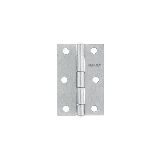 BR-300 Bisagra rectangular 3" acero pulido, HERMEX
