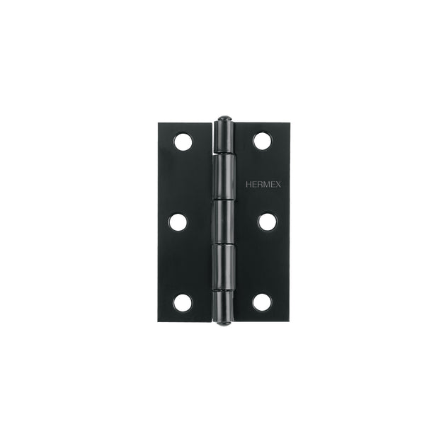 BR-306 Bisagra rectangular 3" negra, HERMEX