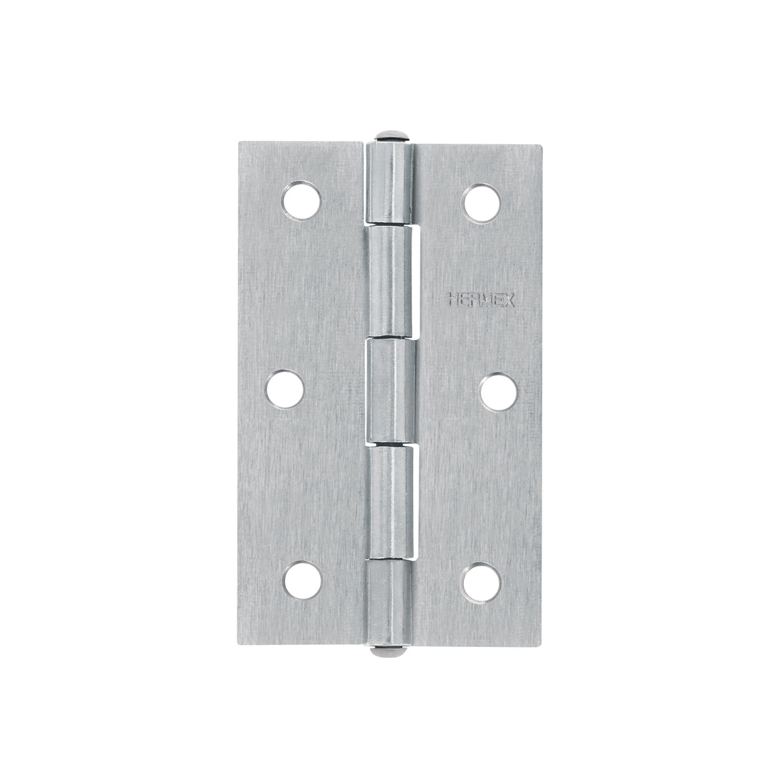 BR-350 Bisagra rectangular 3-1/2" acero pulido, HERMEX