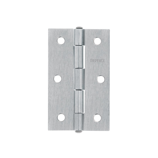 BR-350 Bisagra rectangular 3-1/2" acero pulido, HERMEX