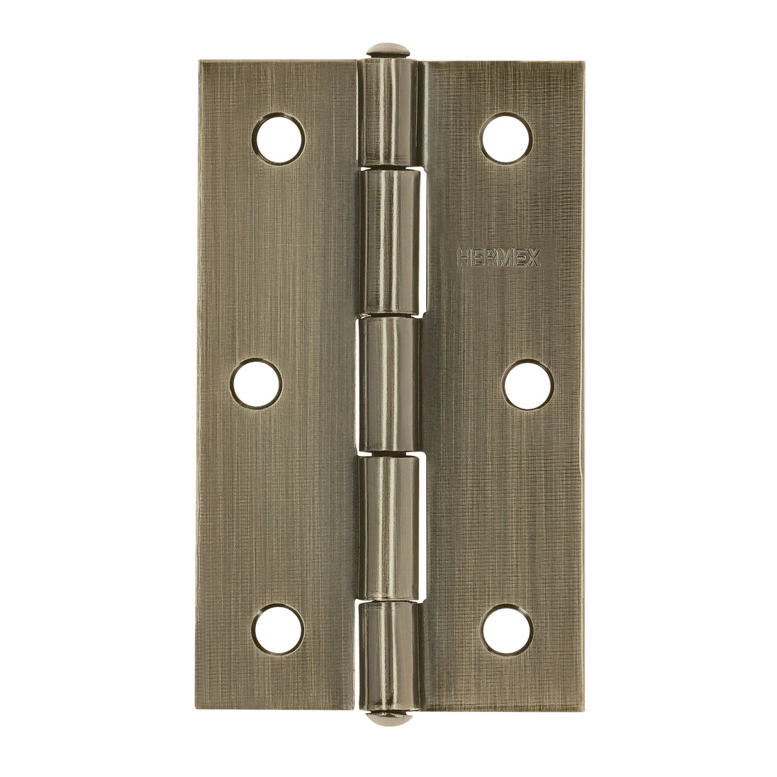 BR-352 Bisagra rectangular 3-1/2" latón antiguo, HERMEX