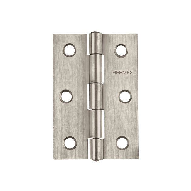 BR-354 Bisagra rectangular 3-1/2" acero inoxidable, HERMEX