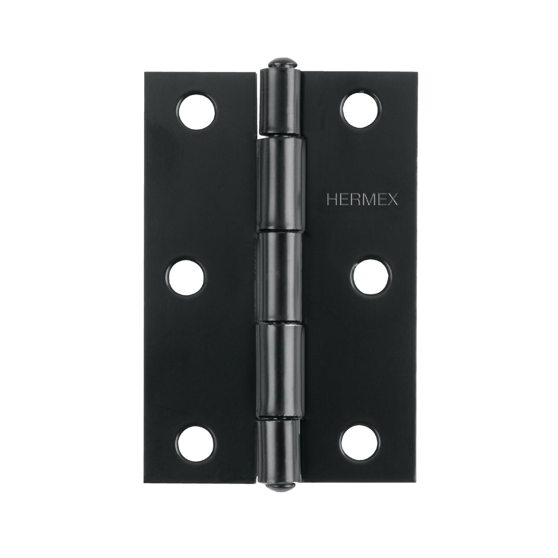 BR-356 Bisagra rectangular 3-1/2" negra, HERMEX